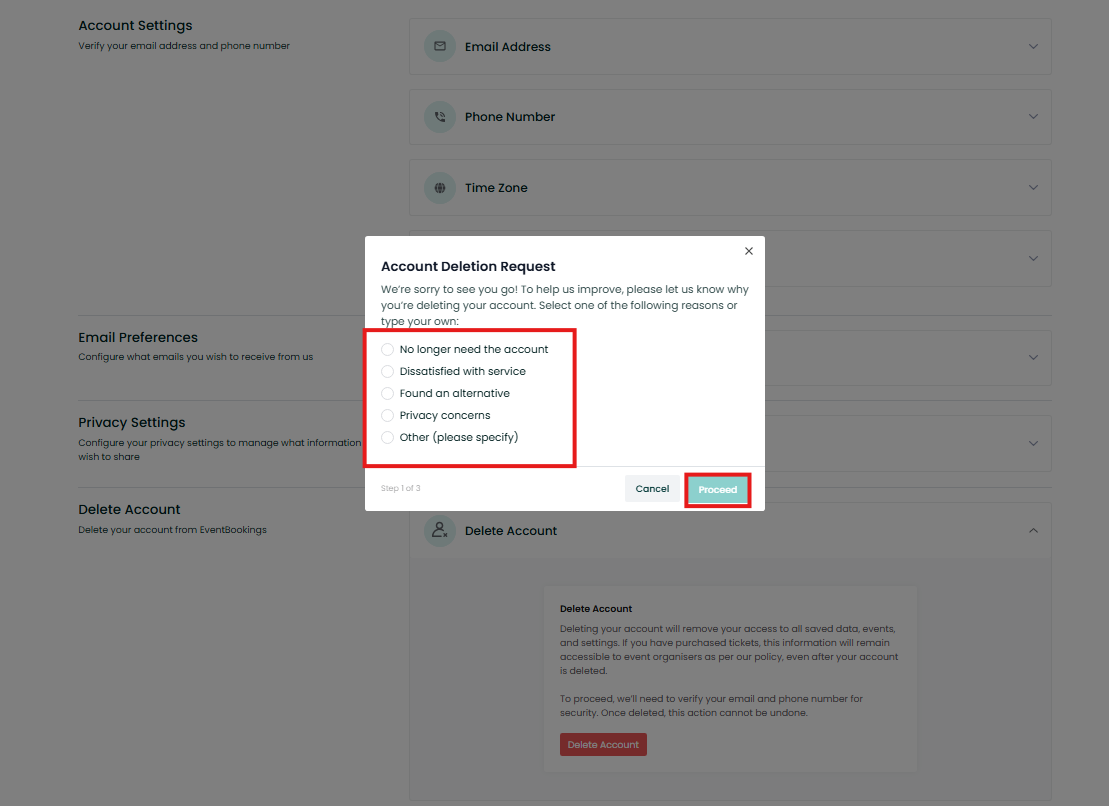 How to Delete Your EventBookings Account | EventBookings Help Center